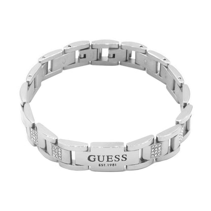Guess Jewellery Frontier Plate and Crystal Bracelet