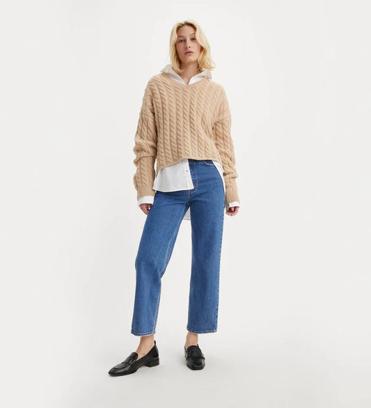 Levis Women's Ribcage Straight Ankle Jeans