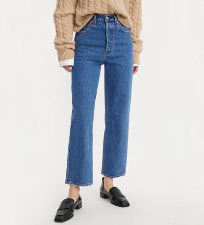 Levis Women's Ribcage Straight Ankle Jeans