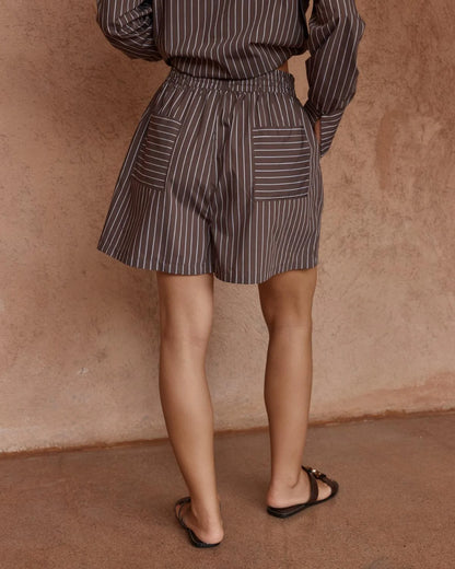 Sass Marmo Stripe Shirt