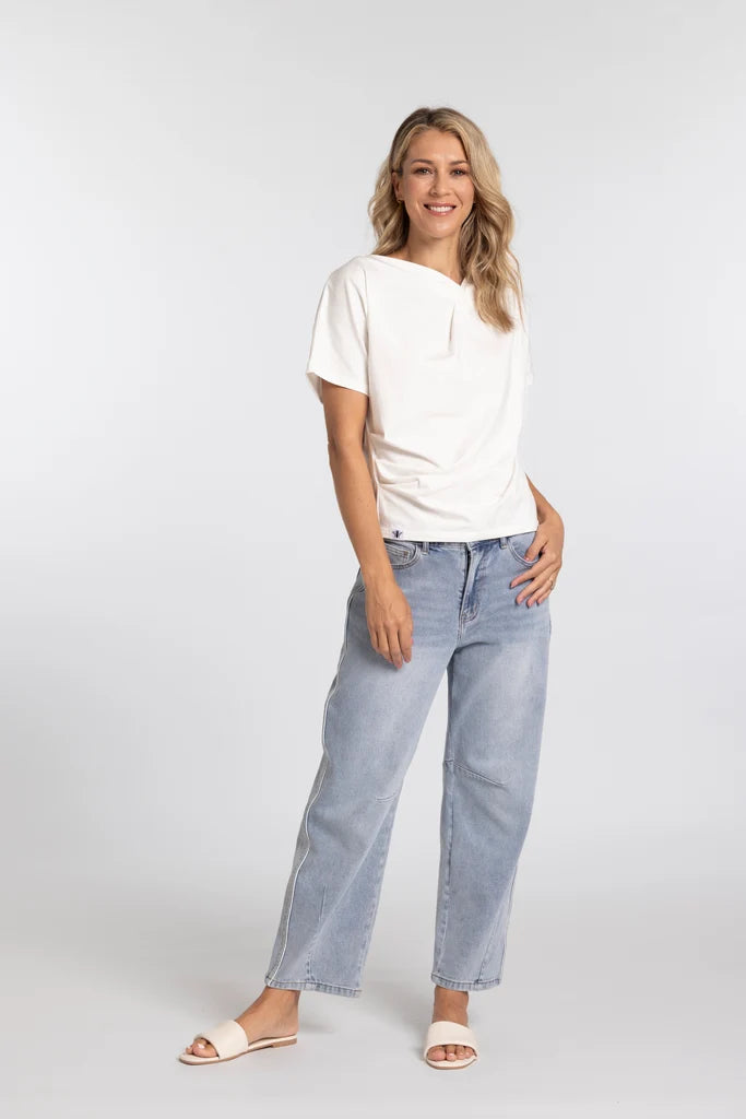 Moss Rouched Tee