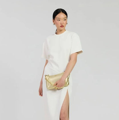 Saben Haven Shoulder Bag Champagne Metallic