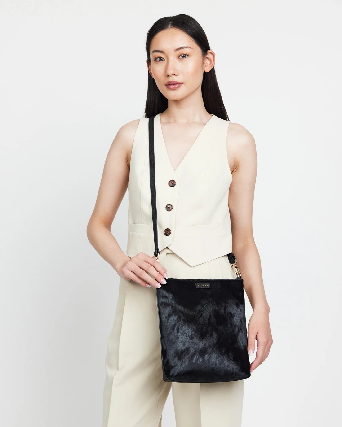 Saben Claudette Crossbody Haircalf