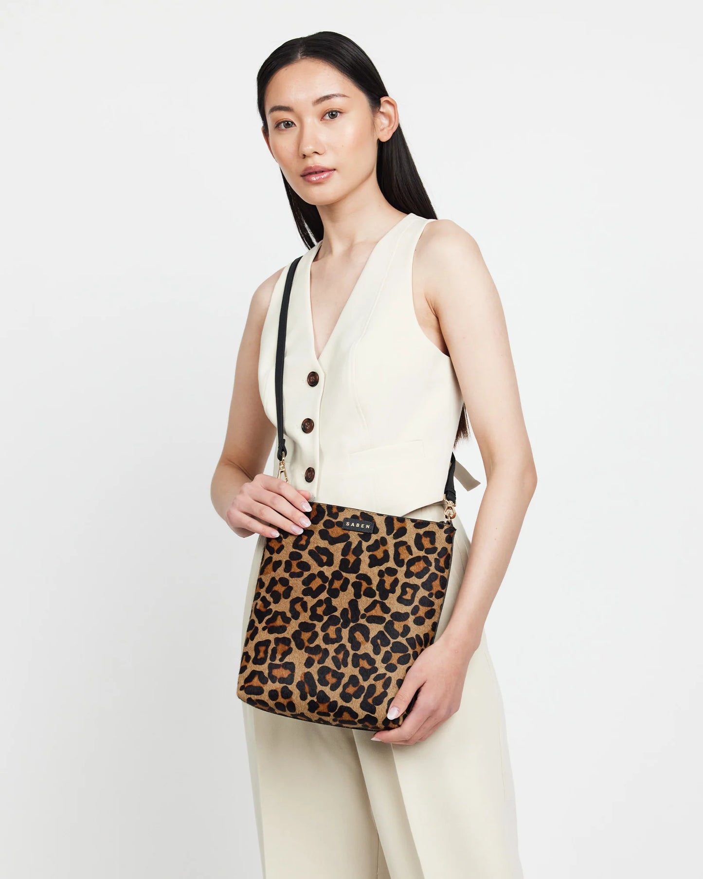 Saben Claudette Crossbody Haircalf