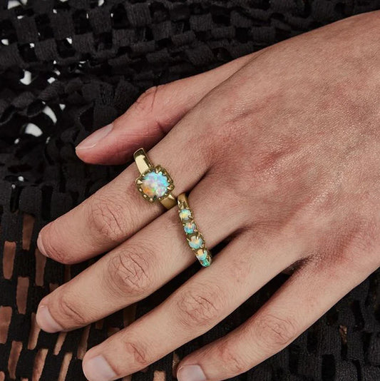 Stolen Girlfriend Club Mini Claw Opal Ring