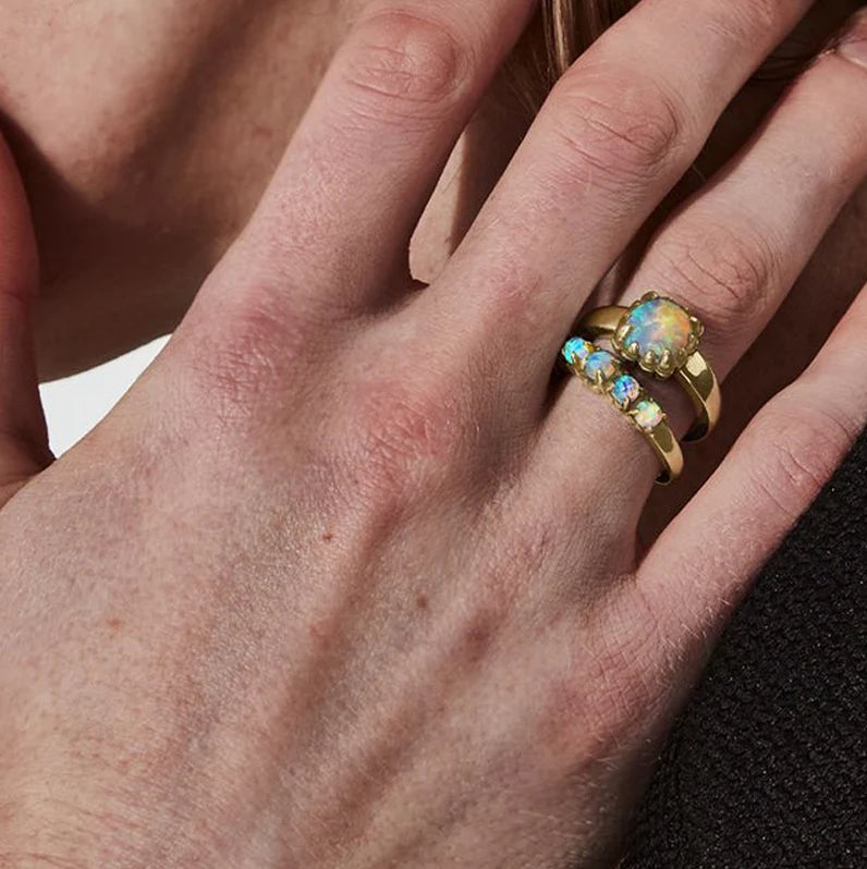 Stolen Girlfriend Club Mini Claw Opal Ring