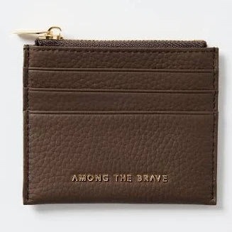 Among The Brave Leather Card Holder