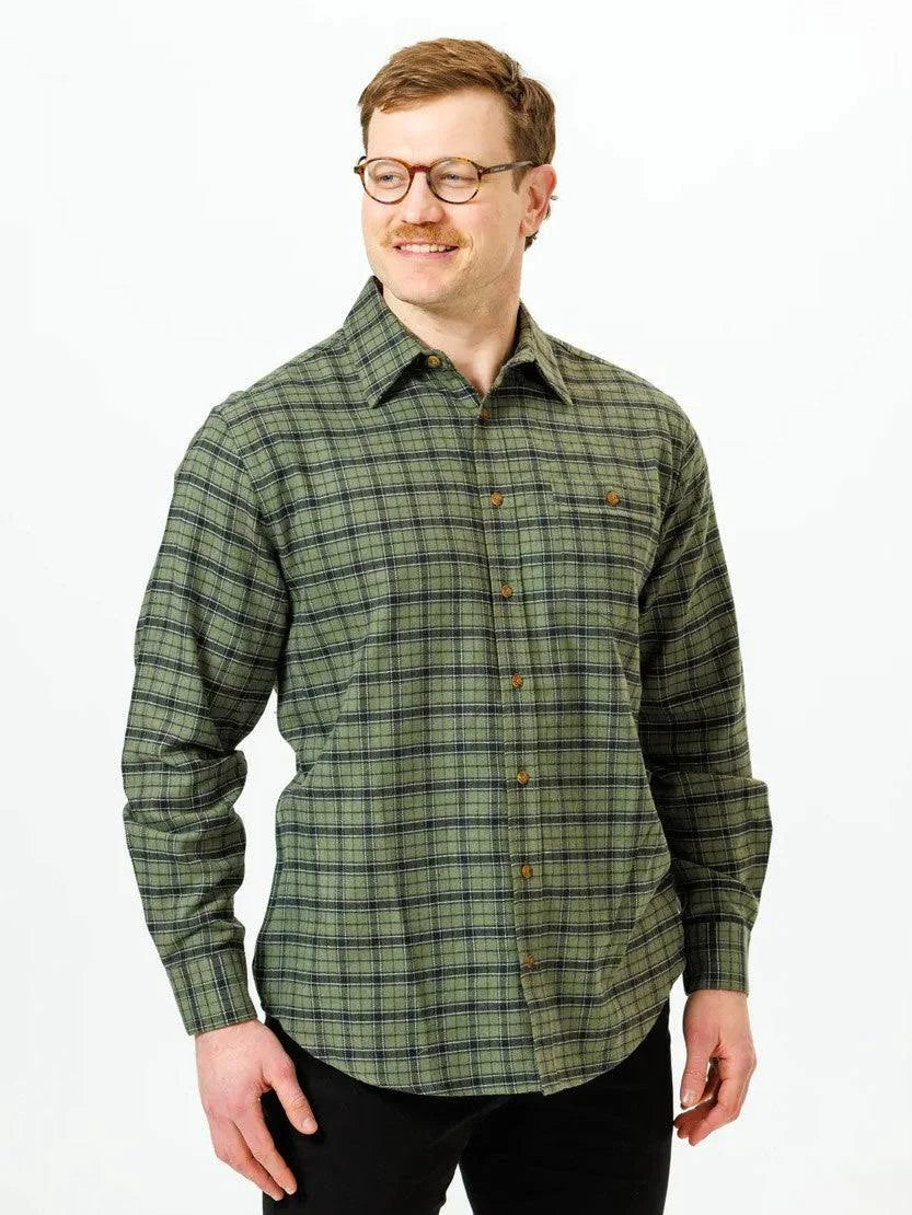 Lichfield Vonnella Mens Long Sleeve Shirt Olive