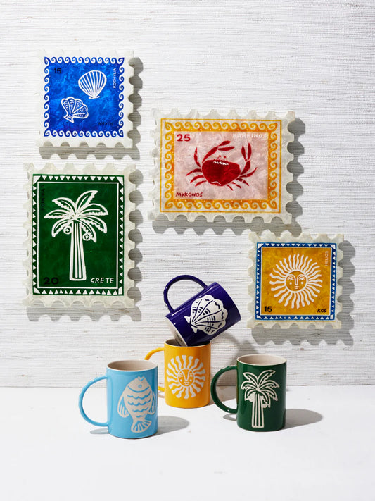 Jones & Co Sunroom Sun Stamp Wall Tile