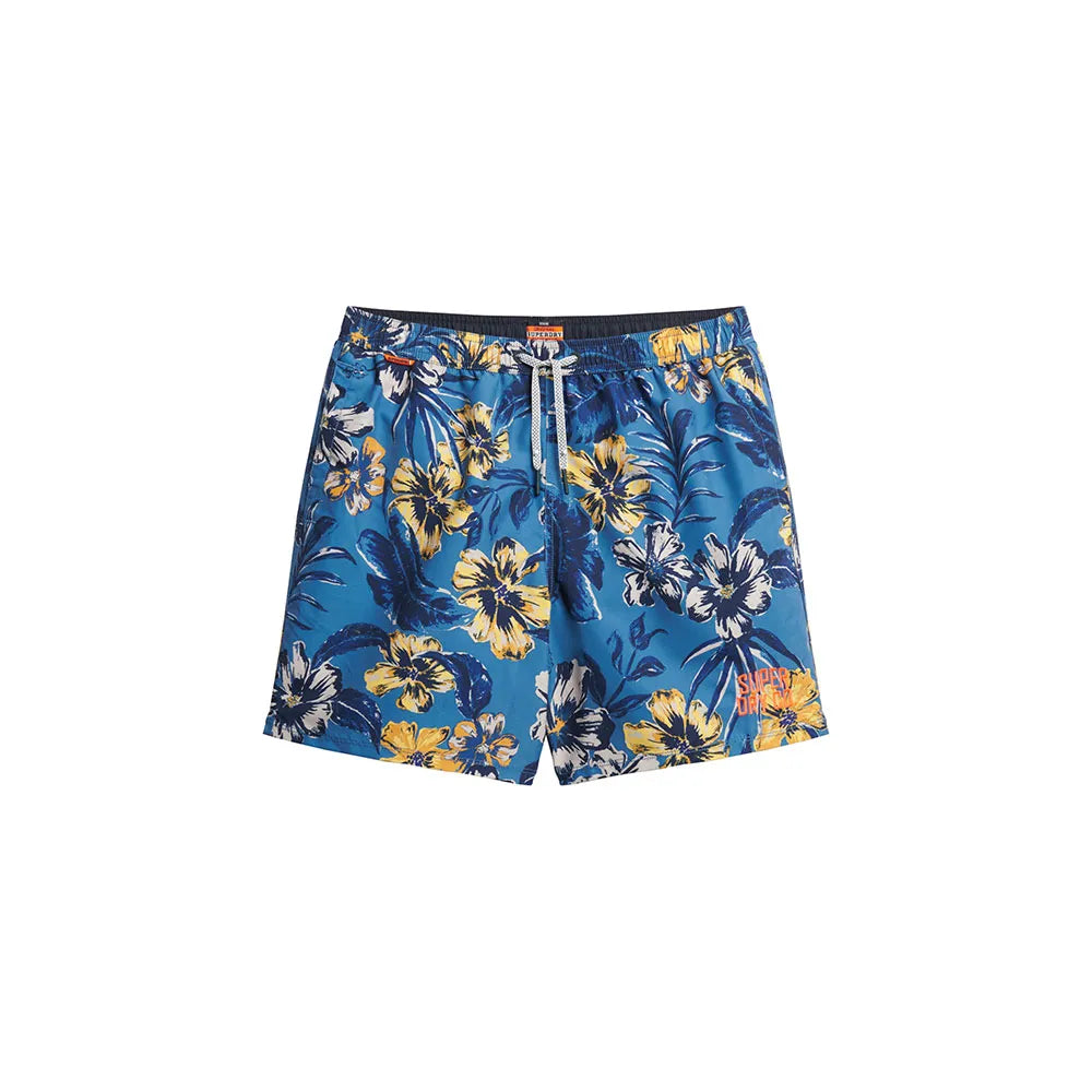 Superdry Swim Short Tropical Blues Hawaiian