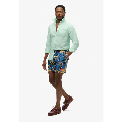 Superdry Swim Short Tropical Blues Hawaiian