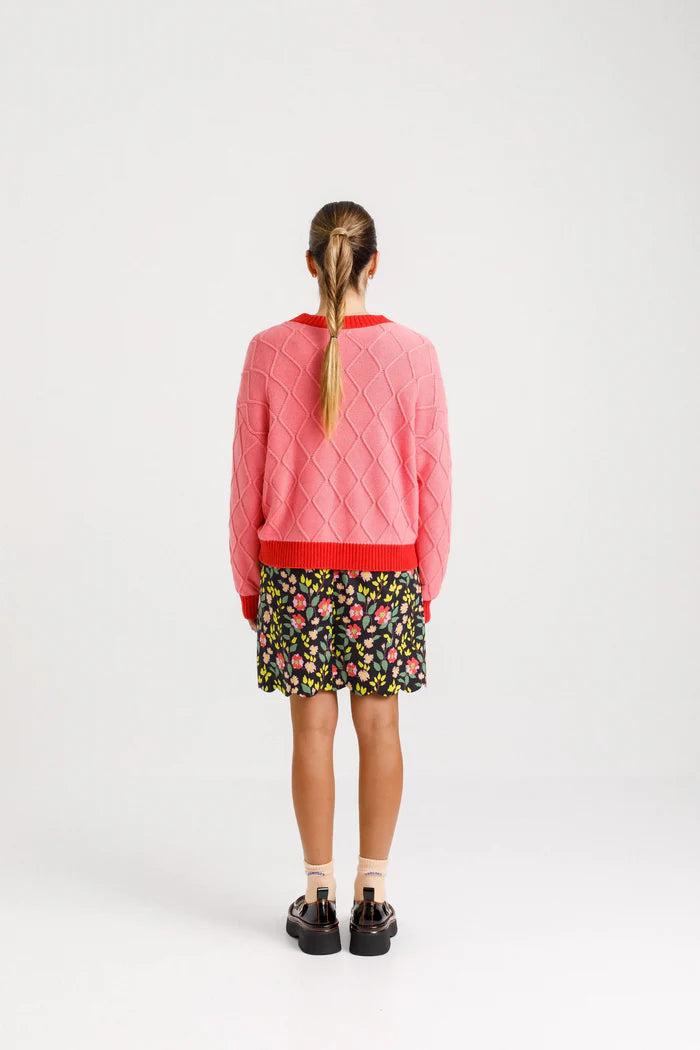 Thing Thing Shackle Jumper - Pink Lipstick