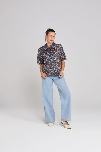 Thing Thing Nightcap Top - Midnight Garden