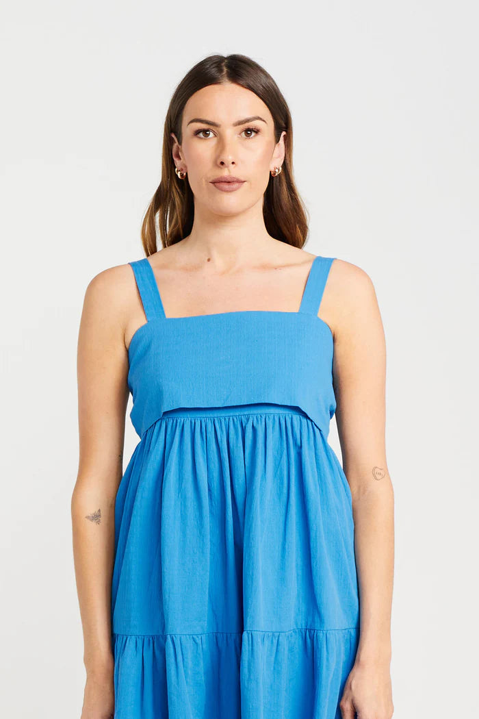 Thing Thing Zigged Dress - Marine