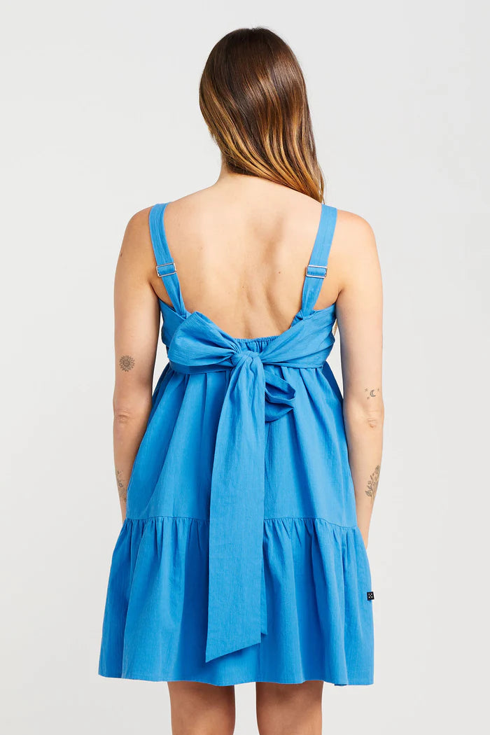 Thing Thing Zigged Dress - Marine