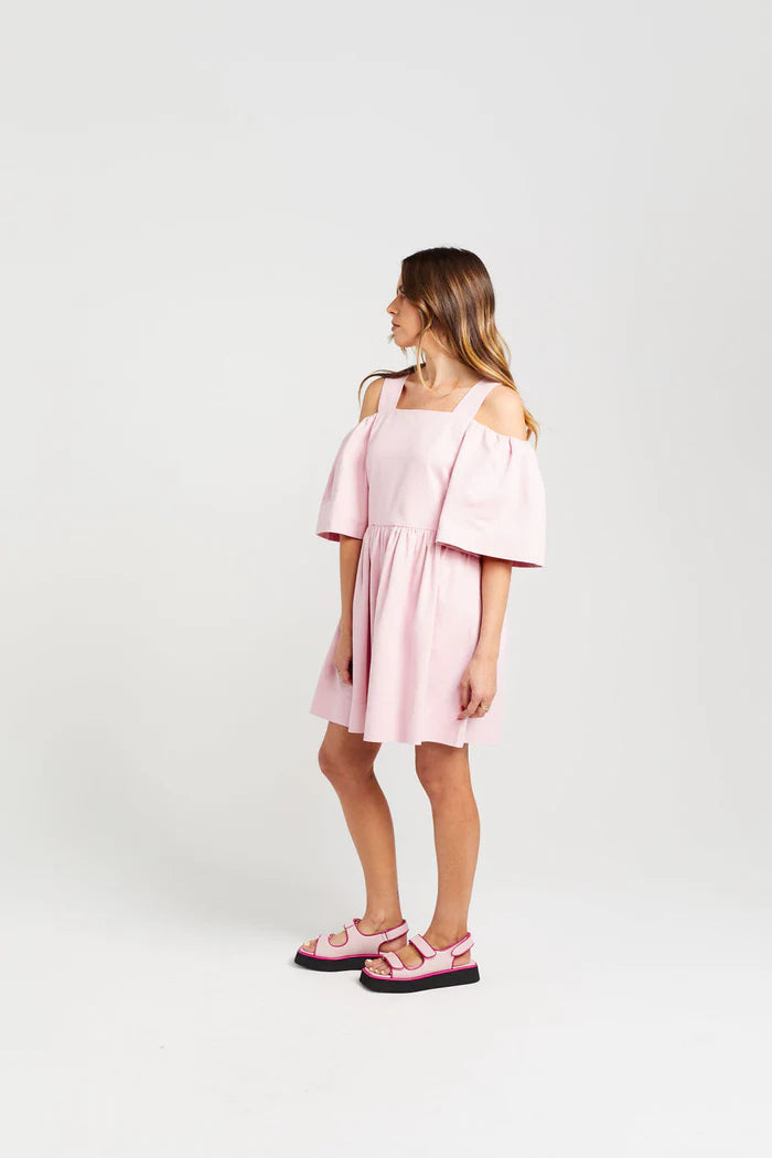 Thing Thing Cut Off Dress - Candy Floss