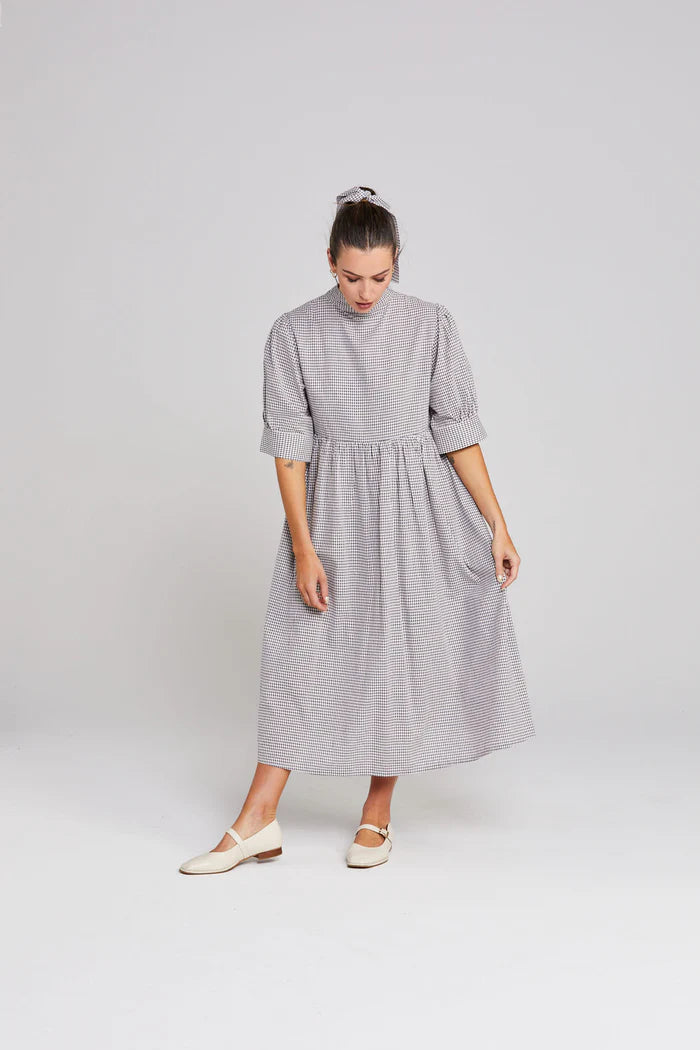 Thing Thing Nightfall Dress - Midnight Check