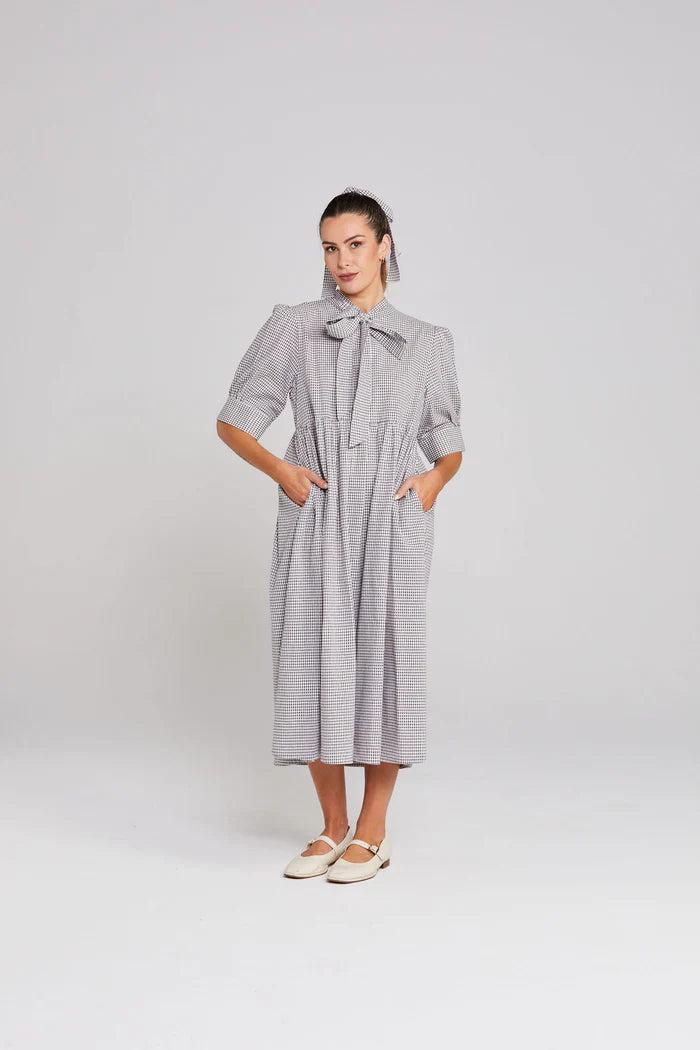 Thing Thing Nightfall Dress - Midnight Check