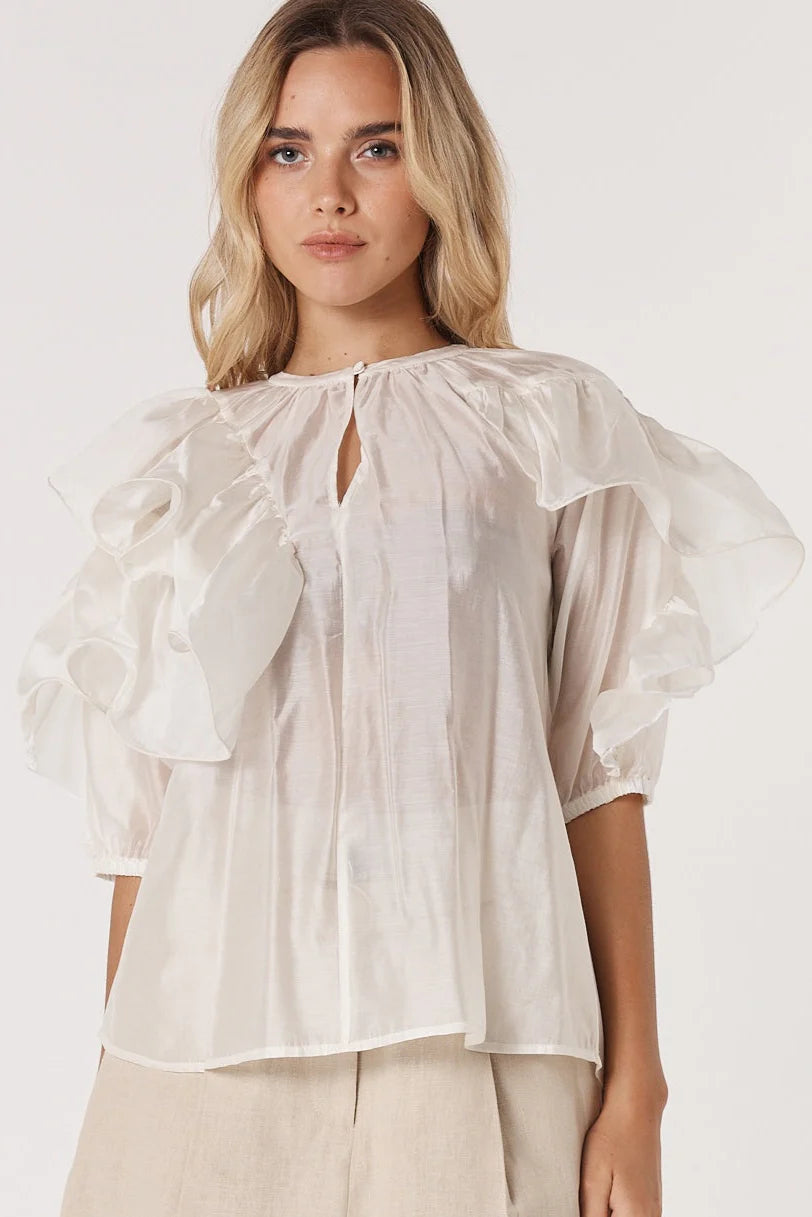 Fate & Becker Celeste Ruffled Blouse