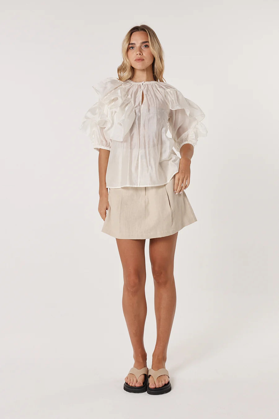 Fate & Becker Celeste Ruffled Blouse