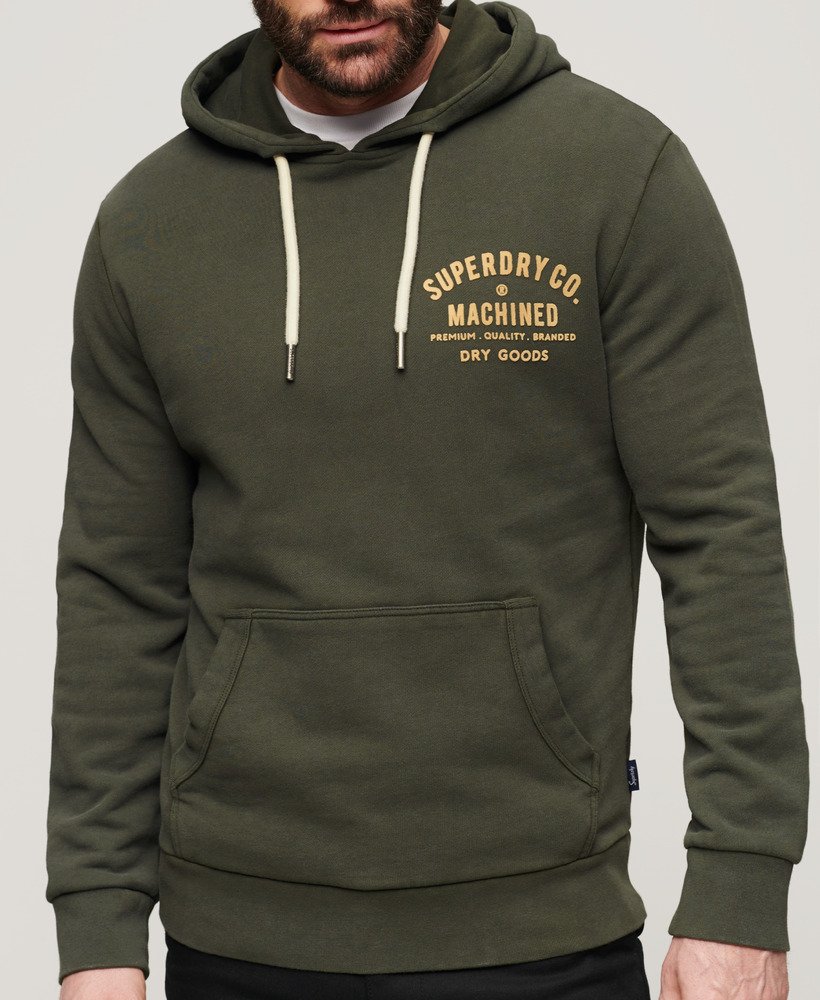 Superdry Men's Flock Chest Graphic Hoodie