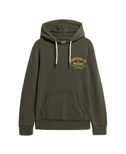 Superdry Men's Flock Chest Graphic Hoodie