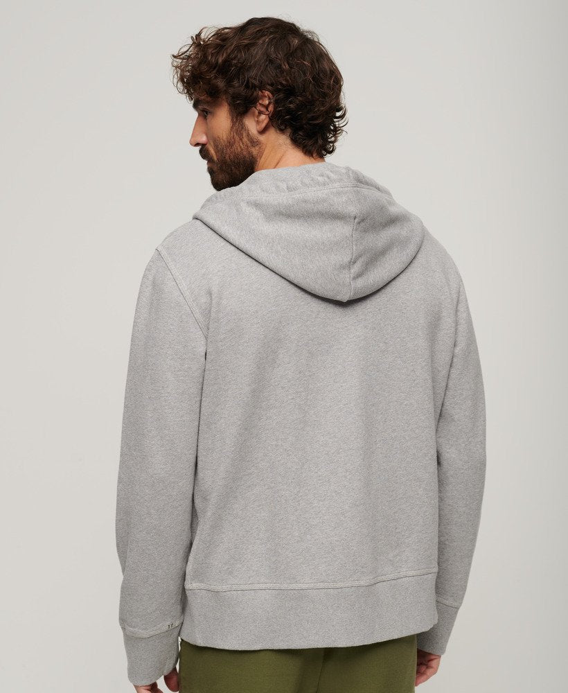 Superdry Men's Contrast Stitch Relaxed Zip Hoodie