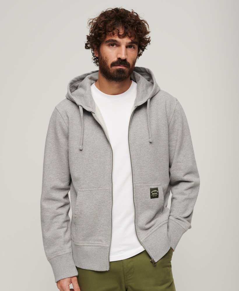 Superdry Men's Contrast Stitch Relaxed Zip Hoodie