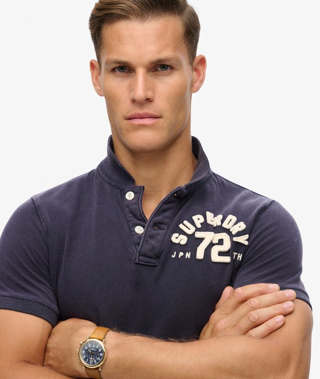 Superdry Vintage Athletic Polo Eclipse Navy