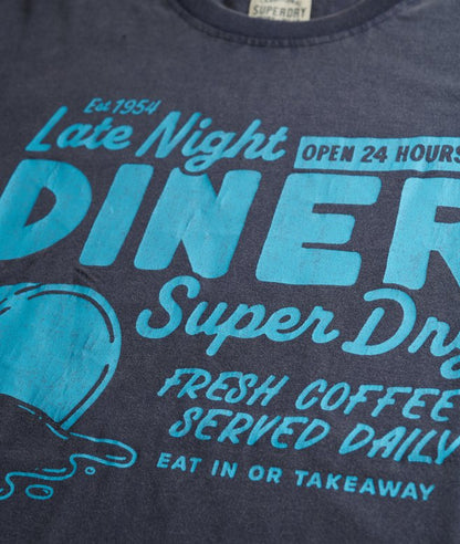 Superdry Local Business Loose Tee Lauren Navy