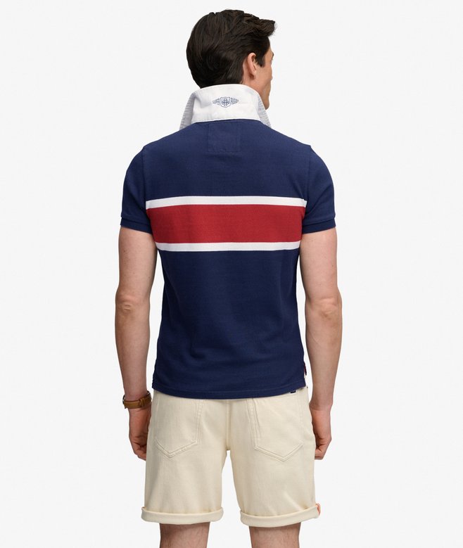 Superdry Double Emblem Jersey Rugby Polo