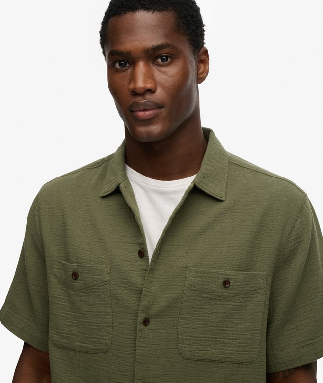 Superdry The Merchant Store Textured SS Shirt