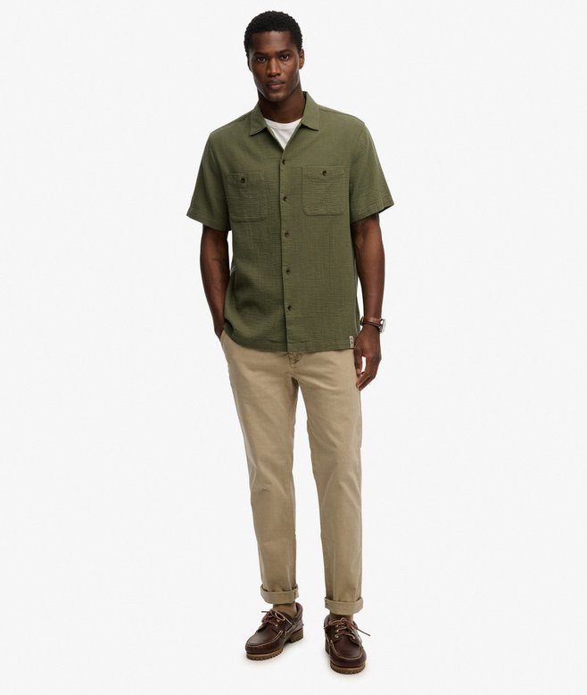 Superdry The Merchant Store Textured SS Shirt
