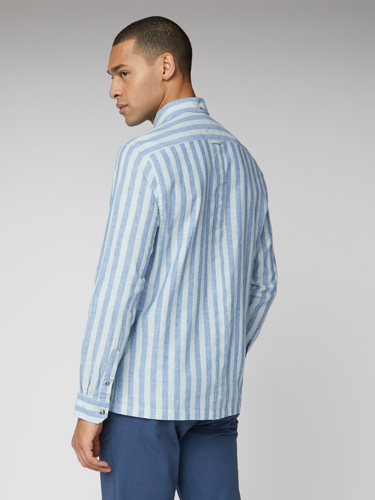 Ben Sherman Candy Stripe Shirt Long Sleeve