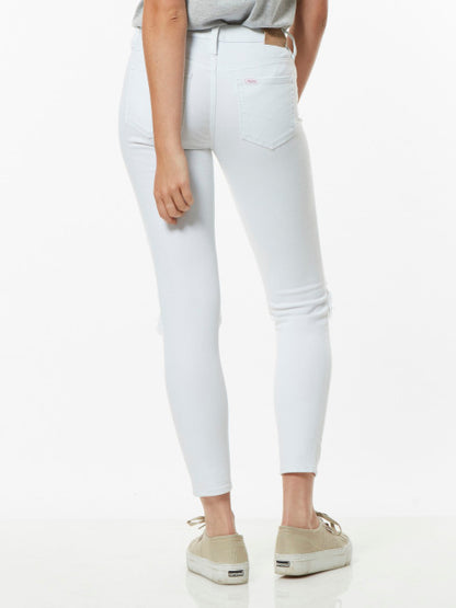 Riders Mid Ankle Skimmer Decon White