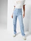 Riders Hi Straight Long Jeans in Ambient Fade