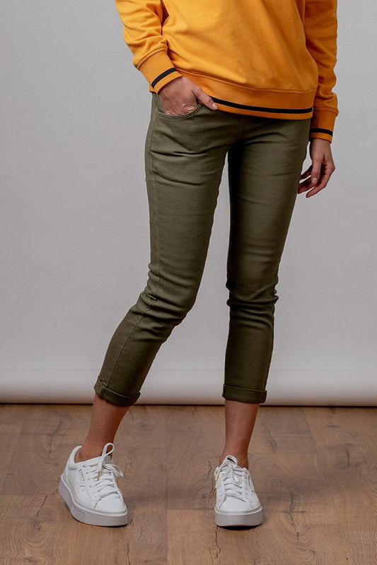 Moss Bianca Jogger Khaki Jean