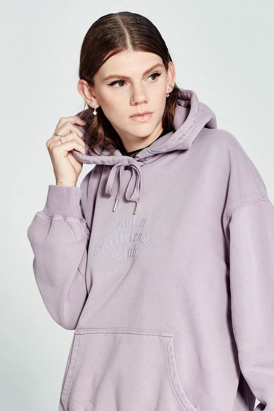 Stolen Girlfriends Club Arch Gothic Hoodie Lilac