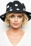Federation Bucket Hat Black and White Polka Dot