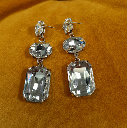 Sisters Matter - Crystal drop earrings