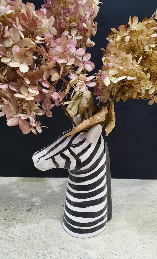 Sisters Matter Zebra head vase