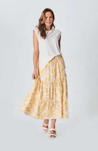 The Others Floral Maxi Skirt