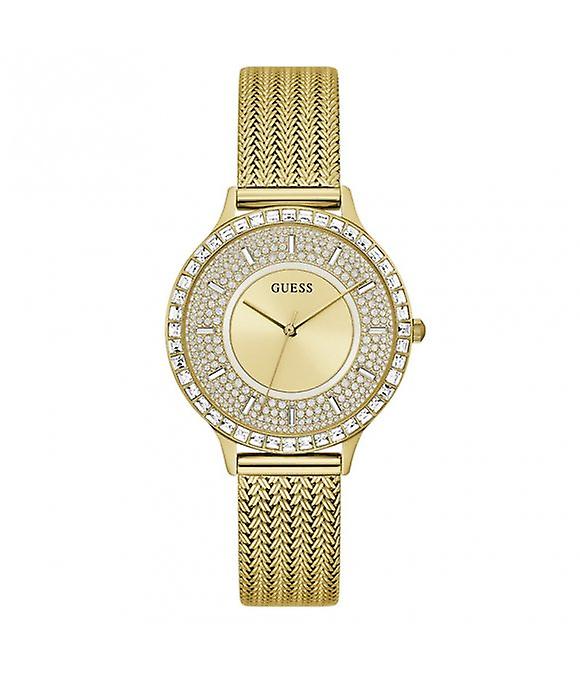 Guess Watch Soiree Gold with Gold Mesh Bracelet