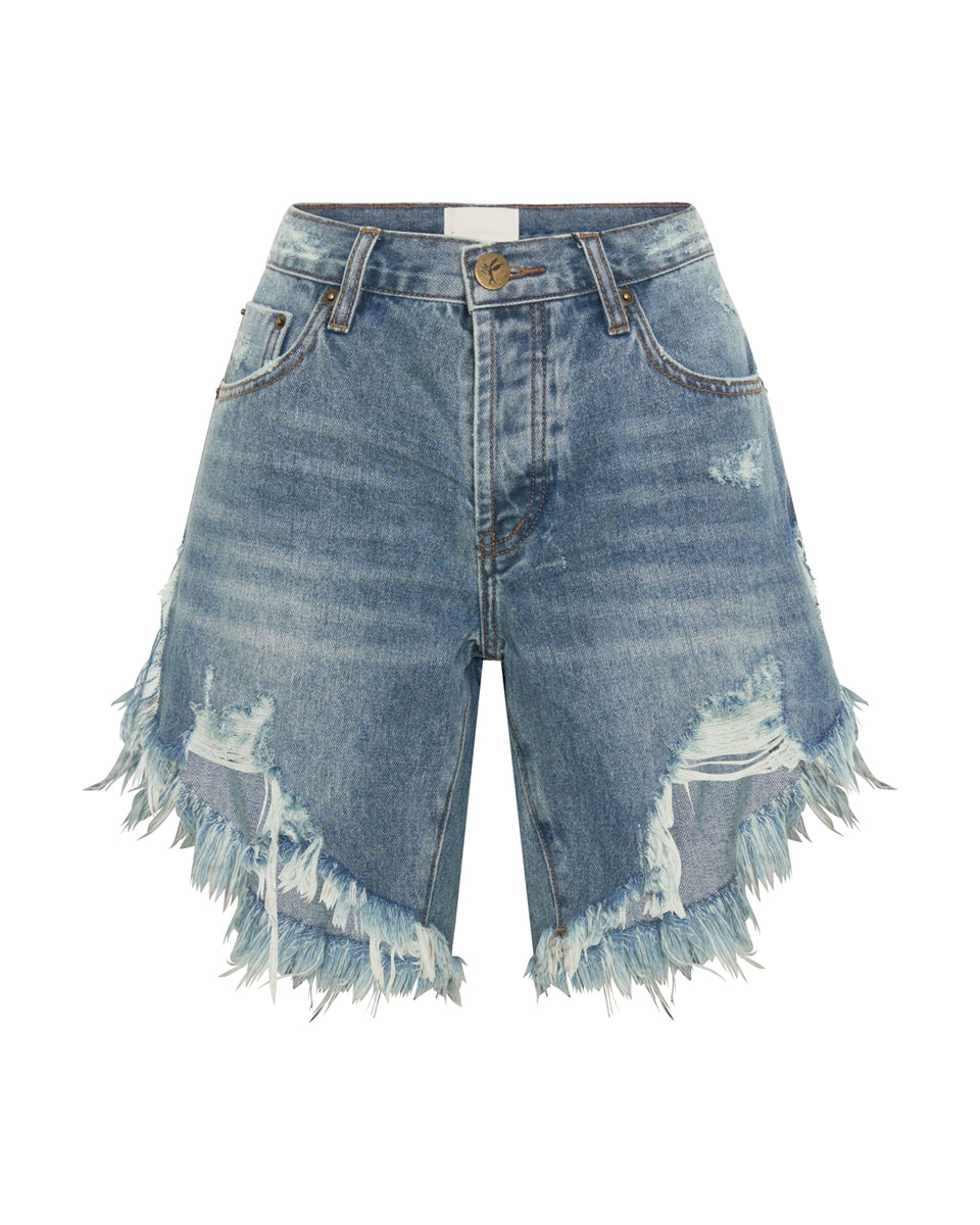 One Teaspoon Frankies Denim Shorts