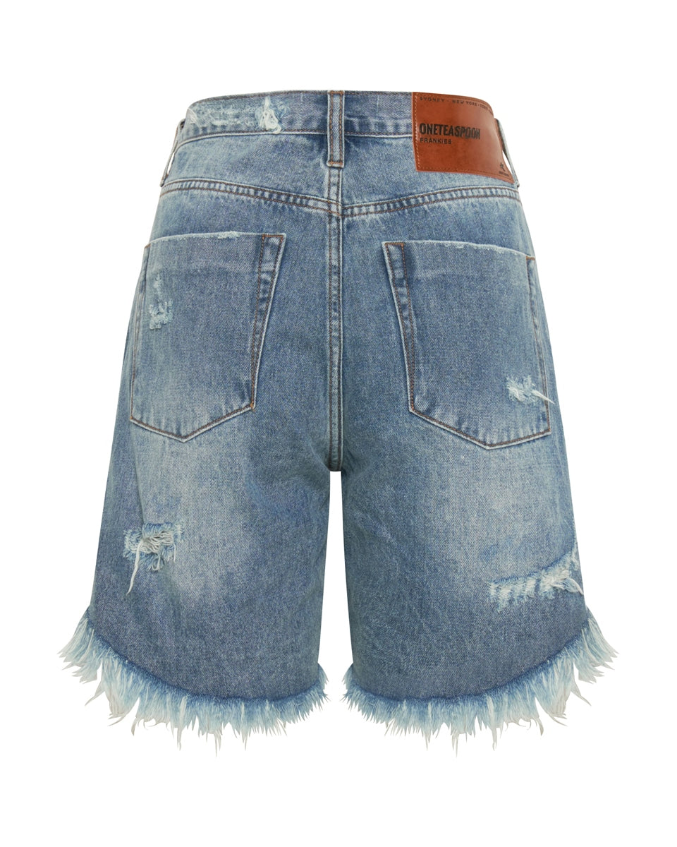One Teaspoon Frankies Denim Shorts