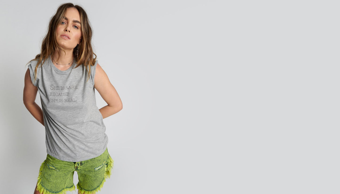 One Teaspoon She Is Rare Burnout Tee