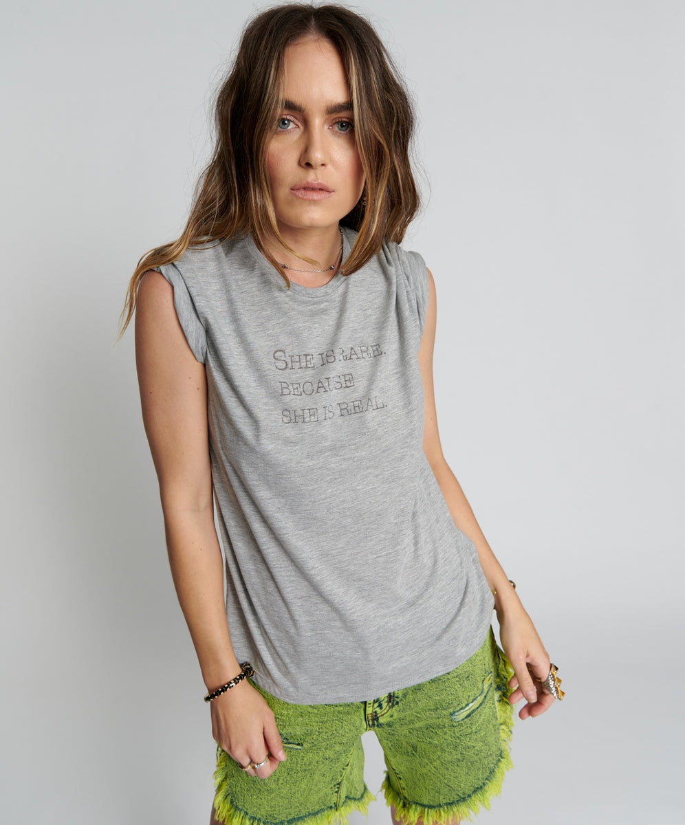One Teaspoon She Is Rare Burnout Tee