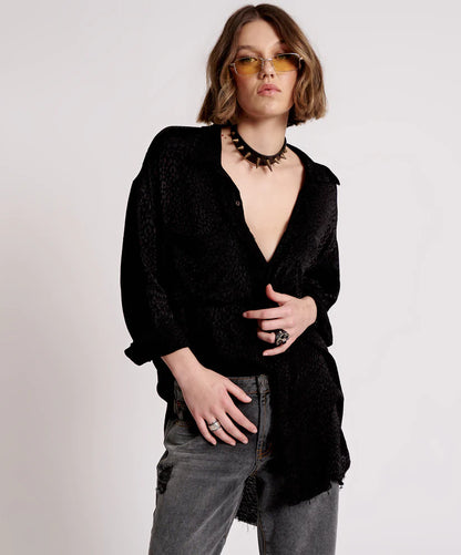 One Teaspoon Dirty Angel Longline Shirt