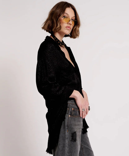 One Teaspoon Dirty Angel Longline Shirt