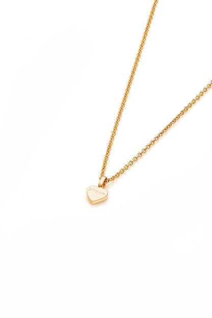 Stolen Girlfriends Club Stolen Heart Necklace - Gold Plated